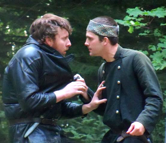 Peter Beard and Jay Minton in Macbeth from Animal Fire Theatre Group