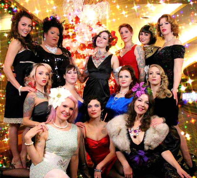 The ladies of TUSH! Burlesque