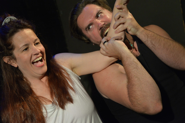 Debbie Barho Sampson and Ryan Holmberg in TAO's An Improbable Peck of Plays