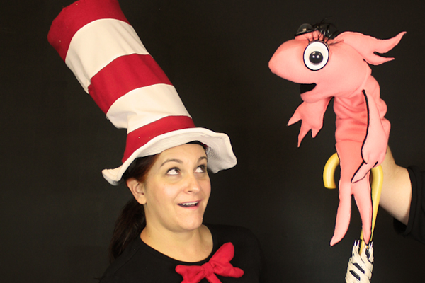 Heather R. Christopher as Dr. Seuss' The Cat in the Hat